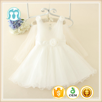 Mädchen Kinder Kind Partei Großhandel Chinas Kleid für Baby lange Tüll mit Blumen